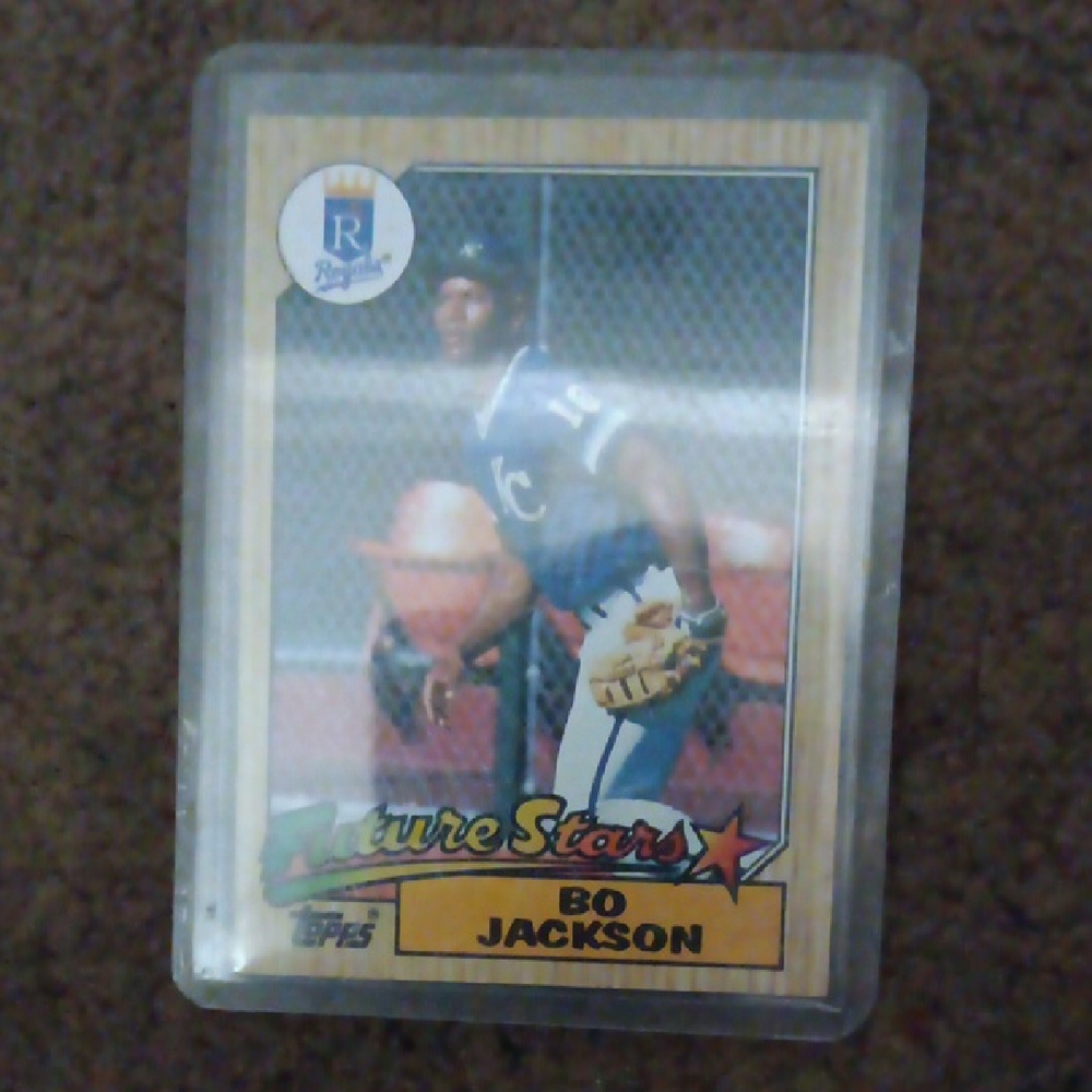 Topps Future Stars Card with Blue and White Uniform